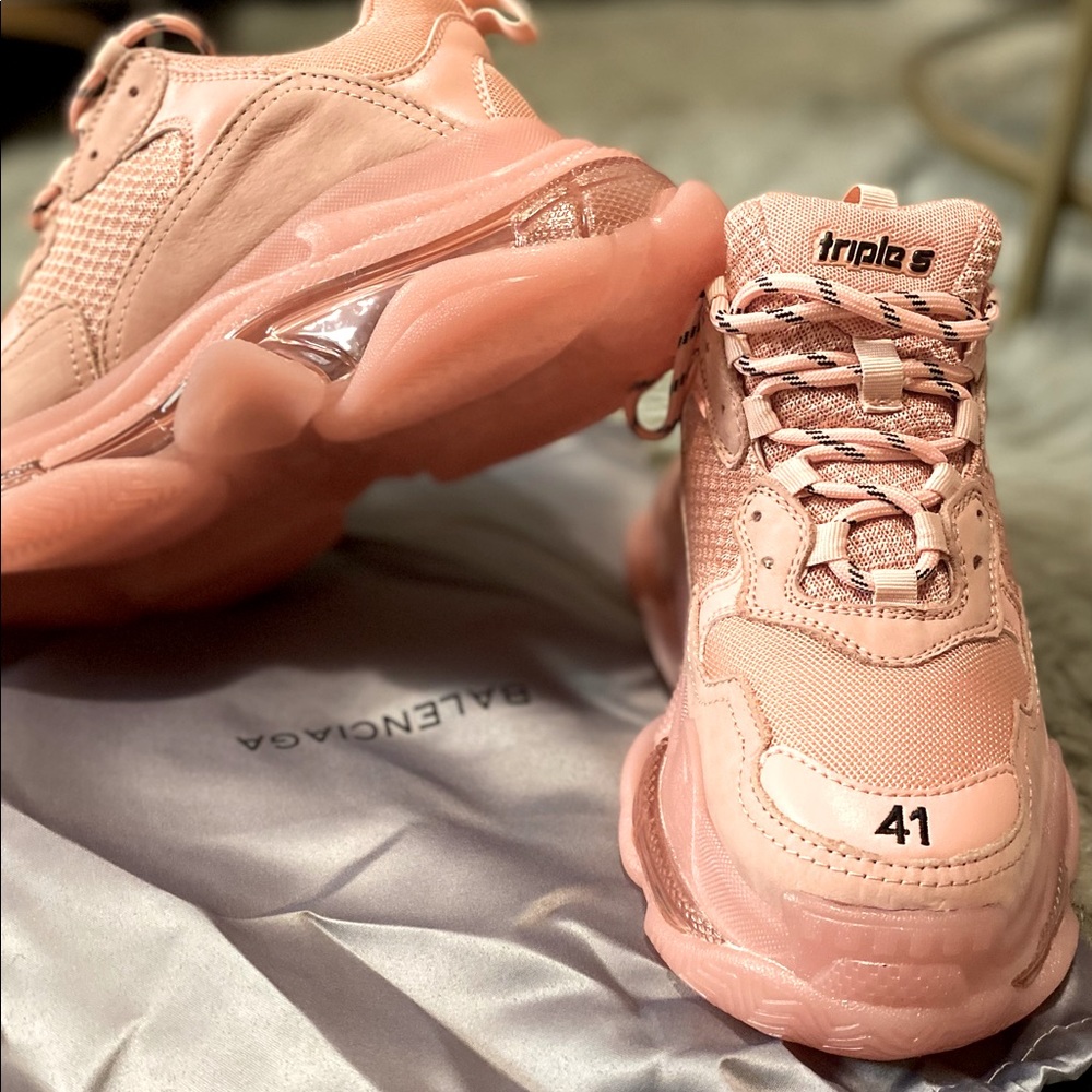 Triple S Clear Sole Sneakers